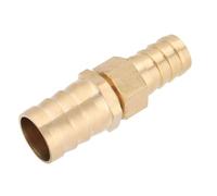 Fabater Brass Barb Reducer Tube Splicer Joiner Pipe Fitting Connector Adapter, 19-19mm & 19-25mm, Solid Brass Anti- Reducing Splicer for Pipe Connections (-25mm)