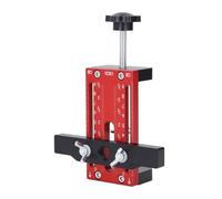 Fabater Cabinet Installation Tools, Aluminum Alloy Cabinet Template Tool Adjustable Support Arm Hinge Jig, Hardware Template with Drill Bit Accessories for Kitchen