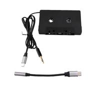 Fabater Car Audio Cassette Adapter, 3.5mm 4 Channel Output Car Cassette Audio Receiver with 1m Cable, Tape Player MP3 Cassettes Player Adapters for Vintage Cars, Radio