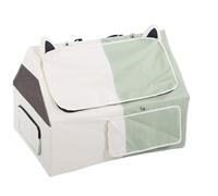 Fabater Cat Tent Crate, Ample Space for Mother and Kittens Portable Pet Crate, Rectangular Cat Tent with Oxford Cloth PVC Material for Pregnant Cats Nursing