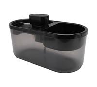 Fabater Cat Water Fountain and Food Bowl 4.5L High Capacity Built in Filter for Pets, Intelligent Pet Water Dispenser Promoting Consistent Drinking Routine, Plastic Fountain for Cats Dogs (Black)