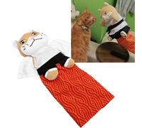 Fabater Cat Wrestling Glove, Interactive Glove Toy with Protective Sleeve and Customizable Wrist Strap, Interactive Hand Mitt Karate Gloves Doll for Pet Play