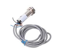 Fabater CDD-11N 10mm Diffuse Reflection Photoelectric Sensor Switch NPN NO 4-Wire 12-24VDC, IP66 Infrared Photoelectric Switch with Built-in Protection Circuit for Opaque Object Detection