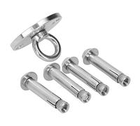 Fabater Ceiling Mount Hook, Anti Rust 304 Stainless Steel Hammock Hook, Swing Hanger with 4 Anchor Screws for Outdoor Swings Hanging Chairs Hammocks Indoor Sandbags Aerial Yoga Climbing (DG-08)