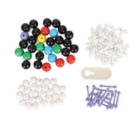 Fabater Chemistry Molecular Model Kit 136PCS Easy-to-Use Structure Modeling Set for Molecular Geometry Study, Plastic