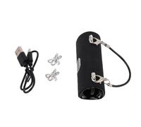 Fabater Clamp On Earbuds with Bow Earrings Stylish Detachable Design Noise Cancelling Ear Clamp Earbuds for Daily Use and Fitness (Black)