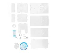 Fabater Clear Acrylic Hamster Cage with Quiet Practice Rollers, Appropriate Space for the Active Little Hamster, Suitable for Small Pet Lovers