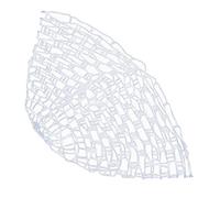Fabater Clear Rubber Fishing Landing Net Replacement Mesh Bag - Snag Proof Soft Rubber Net for Fish - to Fish, Lightweight & Portable Fishing Accessories (Large size 120CM)