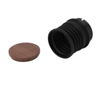 Fabater Coffee Grinder Single Dose, Efficient Cleaning Prevents Cross Manual Coffee Grinder, Blowing Bean Bin with Silicone Bellow Walnut Wood Lid for Encore