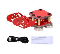 Fabater Compact Double Paddle Morse Code Trainer, Lightweight Automatic Keyer with Magnetic Base, Universal 3.5mm Sound Jack, Ideal for Busy Operators On the Go