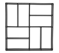 Fabater Concrete Stepping Stone Mold, Reusable Plastic Geometric Pattern Garden Path Maker, Paving Pavement Mold with Multiple Design Options for Lawn Patio Yard Garden