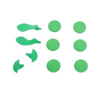 Fabater Controller Thumb Grips and Paddles Bundle for Enhanced Gaming Experience for Wireless Game Controller for Long Gaming Sessions (Green)