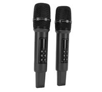 Fabater Cordless Wireless Microphone Dynamic Mic Rechargeable for Public Speaking Karaoke Sessions 2 Pieces