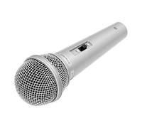 Fabater Cosplay Fake Microphone for Nostalgic Photography Retro Model for Performances Costume Accessory 1 Unit (Silver)