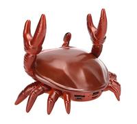 Fabater Crab Shape 2 in 1 Bluetooth Speaker Phone Stand, 360 Degree Surround Sound Portable Speaker with Wireless Connection, Multifunctional Desktop Decoration, Hands-Free Holder for (Red)