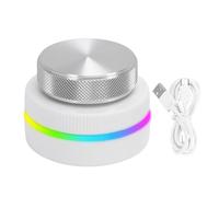 Fabater Custom Knob Controller, 2.4G BT USB C Volume Control Knob Multimedia Controller with RGB Light for Phone Tablet Laptop PC, External Media Adjustment