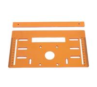 Fabater Cutting Machine Base Plate Versatile Compatibility with Different Hole Patterns, Circular Sawing Floor Plate for Angular Tailors and Routers, 28x15 Cm