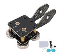 Fabater CW Key, Dual Paddle Morse Code Key with Magnetic Base, 3.5mm Jack & Type C Port, Radio HAM Send Telegram for Smartphone, Computer