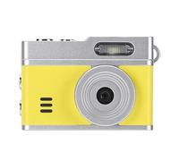 Fabater Digital Camera, 12MP 1080P HD Video Recording with 0.96 Inch Screen and LED Fill Light, Compact Portable Camera for Vlogging Travel Photography (Yellow)