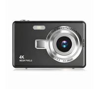 Fabater Digital Camera, 50MP 1080P Portable Compact Camera for Teens, Kids, Beginners, Point and Shoot with 2.4 Inch Screen, 16X Digital Zoom for Photography, Vlog, Travel (Black)