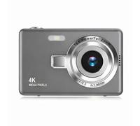 Fabater Digital Camera, 50MP 1080P Portable Compact Camera for Teens, Kids, Beginners, Point and Shoot with 2.4 Inch Screen, 16X Digital Zoom for Photography, Vlog, Travel (Gray)