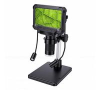Fabater Digital Microscope 50X-1200X Adjustable Magnification with 4.3 Inch HD Display for Students and Hobbyists with 10MP Picture Quality