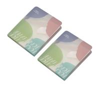 Fabater Disposable Makeup Palette Paper 200 Sheets with 2 Mixing Sticks, Tearable Nail Art Cosmetic Palette Paper for Color Mixing, Disposable Foundation for Makeup or Nail Polish