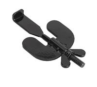 Fabater Door Security Lock, Stainless Steel Adjustable Portable Home Security Door Locker, Stoppers with Wing Nut for Home Hotel School Travel (Black)