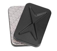 Fabater Durable Alloy Finger Toy with Sliding Card Compartment for Waiting in Line or Breaking Bad Habits (Black)