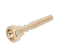 Fabater Durable Brass Trumpet Mouthpiece 3C 5C 7C Bb Tone Professional Horn Musical Instrument Accessories High Gloss Gold Wear-Resistant -Resistant for Beginners and Players (7 golden C)