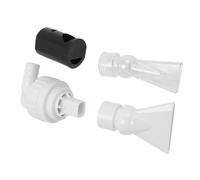 Fabater Durable Plastic Aquarium Water Outlet Kit with Duckbill Nozzles, Rotation Head, Anti Siphon Function, Promote Stable Waterflow for a Calm Aquatic Environment