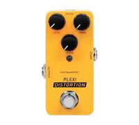 Fabater E -Gitar -distortion Pedal Metal Case Plexi Classic British Rock Tone for Blues Rock Metal Players Orange Construction 9v Power Supplies