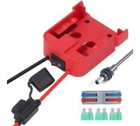 Fabater Effective 18V -Batteridapter and DC -VOEDING Cable for Mini Bowl Antenna with 16AAWG Thread Safe Installation 3x30a Mercy