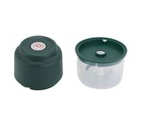 Fabater Electric Garlic Manufacturer 2 Leaves of Portable Vegetable Shells for Green Onion Ingwernuss (Dark Green)