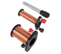 Fabater Electromagnetic Induction Coil Experiment Instrument, Physics Teaching Tool for Middle High School, Primary Secondary Coil Set with Soft Iron, Enameled Copper Wire Durable