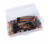 Fabater Electronics Component Kit Starter Fun Assortment 830 Tie Points Breadboard, Resistor Capacitor Diode Module for R3, Complete Programming Learning Set with LED Sensors Potentiometer