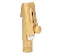 Fabater Elegant Soprano Saxophone Mouthpiece Made of Gold-plated Brass for Balanced Tones and Continuous High Overtones