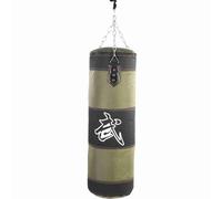 Fabater Empty Boxing Training Sandbag for Hook Kick Punch - Heavy Duty Oxford Cloth Freestanding Kickboxing Bag with Metal Chain and Zipper Seal, Fill with Sand or Cloth for Home Gym (80cm)
