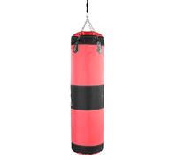 Fabater Empty Boxing Training Sandbag for Hook Kick Punch - Heavy Duty Oxford Cloth Freestanding Kickboxing Bag with Metal Chain and Zipper Seal, Fill with Sand or Cloth for Home Gym (1 Meter)