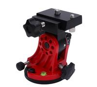 Fabater Equatorial Mount for Sky Watcher & Star Field, Aluminum Alloy Telescope Latitude (EQ) Base, 90 Degree Latitude Adjustment Seat, Telescope Accessory with 3/8 Inch Thread (Red)