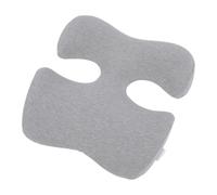 Fabater Ergonomic Memory Foam Chest Pillow for Beauty Salon and Home Sleeping, Zoned Support for the Chest Pillow, Suitable for Reading and Watching TV, Soft Fabric Material (Light Gray)