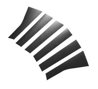 Fabater Exterior Door Pillar Trim Strip Wear-Proof Decoration Fit for 2011-2021 High Strength Adhesive Cover Trim 6PCS (Carbon Fiber Style)