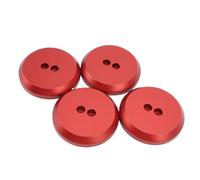 Fabater Fabater Jack Pad Adapter, Billet Aluminum Lifting Puck for C6 C7 C8 911 944 964 993 996 997 with 4 Pack CNC Machined Pads (Red) (Red)
