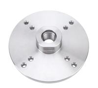 Fabater Face with 6-inch Wooden Steel Face 1in-8TPI Senior Main Serre Main Tree Siege Adapter and Loosen The Mandrin Plate for Polyvalent Projects, N ° 45 Steel