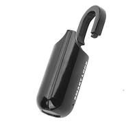 Fabater Fingerprint Lock AntiTheft USB Rechargeable Thumbprint Padlock for Luggage Case, Keyless Security Lock with 10 Fingerprint Capacity, Zinc Alloy, 1000 Unlocks (Black)