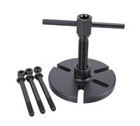 Fabater Flywheel Puller, Steel Motorcycle Magneto Puller Tool for Flywheel Rotor Stator Removal, with 110mm Base Diameter, for Sky Sword Leopard 150 Motorcycles Snowmobiles