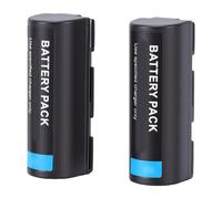 Fabater FNP 60 Rechargeable LI-ion Battery, 2 Pack 1800mAh High Capacity Batteries for LI 20B, NP60, BP1, FNB 82LI, KLIC 5000, NP 30, D Li2, DB 40, SLB 1037, PDR BT3, A1812A, L1812A
