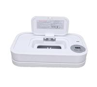 Fabater Foldable Baby Wipe Warmer, Large Capacity Wet Wipe Warmer with 3 Temperature Adjustment Levels, Diaper Wipes Warmers for Home Car Travel (White)