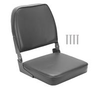 Fabater Folding Boat, Low Back Boat Seating Chair, Thicken Foam Padding Chair, Fishing Marine Bass Jon Pontoon