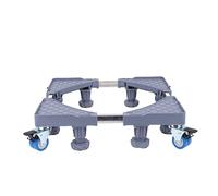 Fabater Fridge Stand Mobile Base with 4 Locking Wheels and 8 Strong Feet, Adjustable Furniture Dolly for Washer Dryer Refrigerator Washing Machine Stand Pedestal, 396lbs Capacity